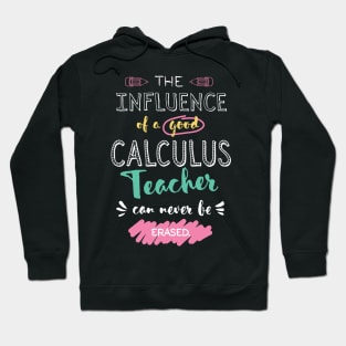 Calculus Teacher Appreciation Gifts - The influence can never be erased Hoodie